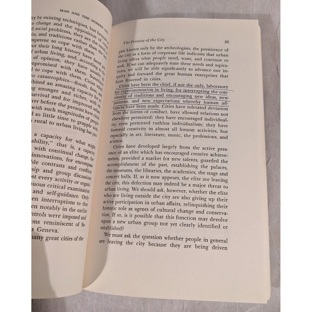 60s Man And The Modern City Essays University of Pittsburgh Urban Press Vtg 1966